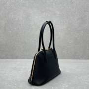 Uubags | Miu Miu leather handles bag and gold-tone hardware in black 33x13x21cm - 3