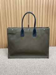 Uubags | YSL Large Canvas Rive Gauche Tote Bag In Storm 48x36x16cm - 5