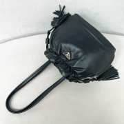 Uubags | Prada tote bag 1BG541 black lambskin leather 24x25x11cm - 3