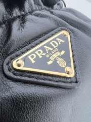 Uubags | Prada tote bag 1BG541 black lambskin leather 24x25x11cm - 2