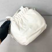 Uubags | Prada tote bag 1BG541 white lambskin leather 24x25x11cm - 5