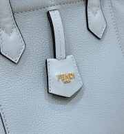 Uubags | Fendi Origami light blue leather mini bag that can be transformed 18.5x15x15cm - 5