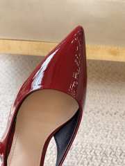 Uubags | Gucci Rosso Ancora red patent leather slingback pump - 3