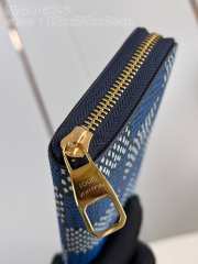 Uubags | Louis Vuitton N40675 Zippy Vertical Wallet Blue 10x20x2cm - 2