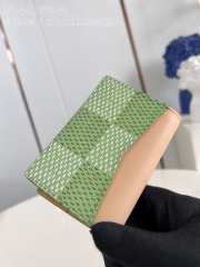 Uubags | Louis Vuitton N40632 Pocket Organizer Green 7.5x11.1x1cm - 6