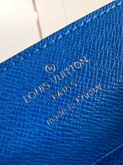 Uubags | Louis Vuitton M83153 New Card Holder Necklace In Blue 7.6x10x0.5cm - 5