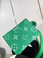 Uubags | Louis Vuitton M83153 New Card Holder Necklace In Green 7.6x10x0.5cm - 6