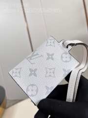 Uubags | Louis Vuitton M83153 New Card Holder Necklace In White 7.6x10x0.5cm - 6