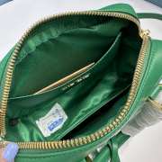 Uubags | Miu Miu Arcadie matelassé nappa leather bag in green 19x13x6cm - 2