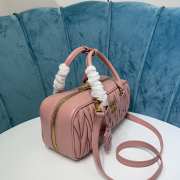 Uubags | Miu Miu Arcadie matelassé nappa leather bag in light pink 27x12x9cm - 6