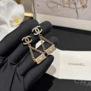 Uubags | Chanel Flap Bag Drop Earrings Gold - 2