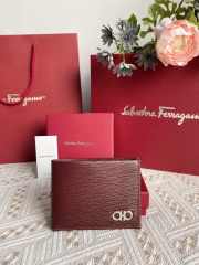 Uubags | Ferragamo Wallet In Red 12x9.5cm - 1