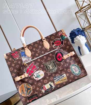 Uubags | Louis Vuitton M47147 Flight Mode OnTheGo Voyage Bag 43x33x18.5cm