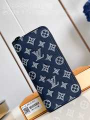 Uubags | Louis Vuitton M83381 Zippy Vertical Wallet In Blue Navy 10x20x2cm - 1