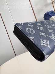 Uubags | Louis Vuitton M83381 Zippy Vertical Wallet In Blue Navy 10x20x2cm - 5