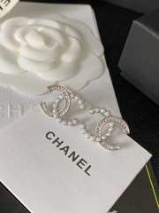 Uubags | Chanel earrings classic pearl - 5