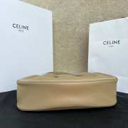 Uubags | Celine Medium Polly Bag In Supple Calfskin Brown Sepia 33x19x9cm - 4