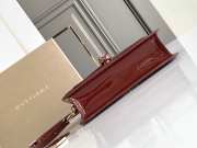 Uubags | Bvlgari Serpenti Forever bag in red with patent leather 22x15x4.5cm - 5