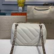 Uubags | Bvlgari Serpenti Cabochon Shoulder Bag In White 22x15x10cm - 3