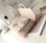 Uubags | Small Dior Jolie Top Handle Bag In Pink 22x14x8cm - 3