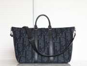 Uubags | Weekender 25 Black Maxi Dior Oblique Jacquard in black 40x33x22.5cm - 1