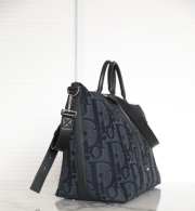 Uubags | Weekender 25 Black Maxi Dior Oblique Jacquard in black 40x33x22.5cm - 6