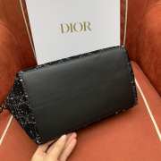 Uubags | Dior Toujours Bag Black Cannage Tweed 28x21x19cm - 4