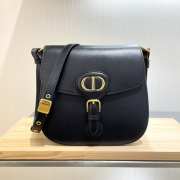 Uubags | Medium Dior Bobby Bag Black Box Calfskin 20x19.5x10cm - 1