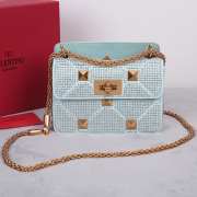 Uubags | Uubags | Valentino Garavani Roman blue bag 25x7x15cm - 1