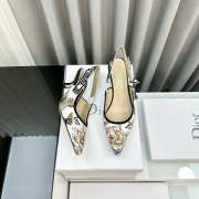 Uubags | Dior J'Adior Slingback Flat Yellow Multicolor 6.5cm - 4