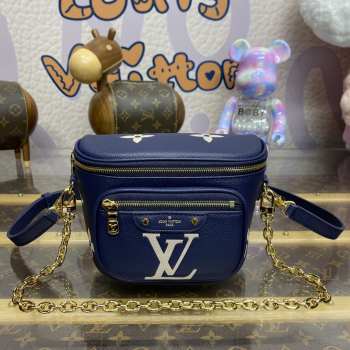 Uubags | Louis Vuitton M82335 Mini Bumbag In Blue 17x12x9.5cm