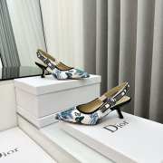 Uubags | Dior J'Adior Slingback Flat Blue Multicolor 6.5cm - 4