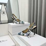 Uubags | Dior J'Adior Slingback Flat Blue Multicolor 9.5cm - 3