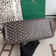 Uubags | Goyard Gray Dog Bag In Black and Natural 27x15x33.5cm - 5