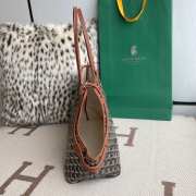 Uubags | Goyard Gray Dog Bag In Black and Natural 27x15x33.5cm - 3