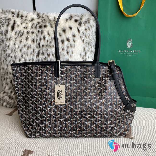 Uubags | Goyard Gray Dog Bag In Black 27x15x33.5cm - 1