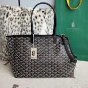 Uubags | Goyard Gray Dog Bag In Black 27x15x33.5cm - 1