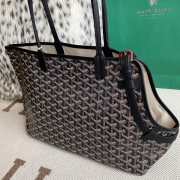 Uubags | Goyard Gray Dog Bag In Black 27x15x33.5cm - 6