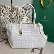 Uubags | Goyard Gray Dog Bag In White 27x15x33.5cm - 1