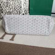 Uubags | Goyard Gray Dog Bag In White 27x15x33.5cm - 3