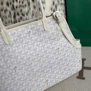 Uubags | Goyard Gray Dog Bag In White 27x15x33.5cm - 2