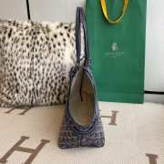 Uubags | Goyard Gray Dog Bag In Navy Blue 27x15x33.5cm - 3