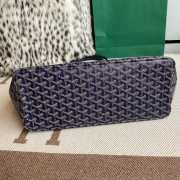 Uubags | Goyard Gray Dog Bag In Navy Blue 27x15x33.5cm - 2