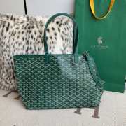 Uubags | Goyard Gray Dog Bag In Green 27x15x33.5cm - 1