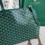 Uubags | Goyard Gray Dog Bag In Green 27x15x33.5cm - 6