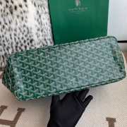 Uubags | Goyard Gray Dog Bag In Green 27x15x33.5cm - 4