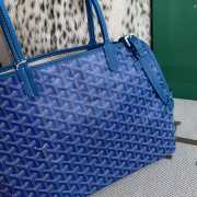 Uubags | Goyard Gray Dog Bag In Blue 27x15x33.5cm - 5