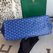 Uubags | Goyard Gray Dog Bag In Blue 27x15x33.5cm - 3