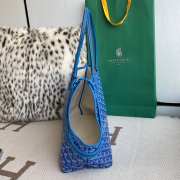 Uubags | Goyard Gray Dog Bag In Blue 27x15x33.5cm - 2