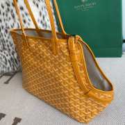 Uubags | Goyard Gray Dog Bag In Yellow 27x15x33.5cm - 6